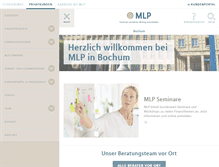 Tablet Screenshot of mlp-bochum.de